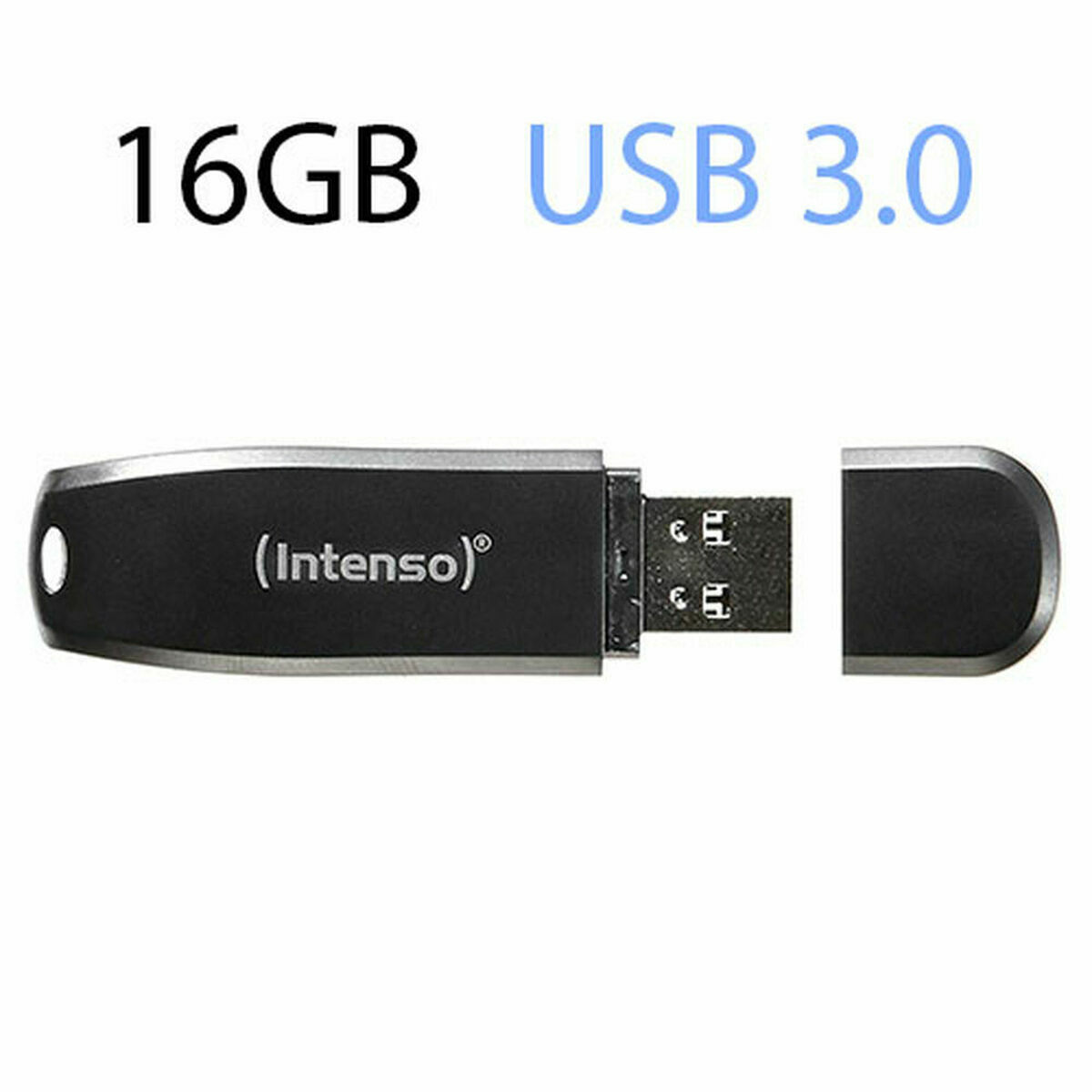 Memória USB INTENSO Speed Line Preto 16
