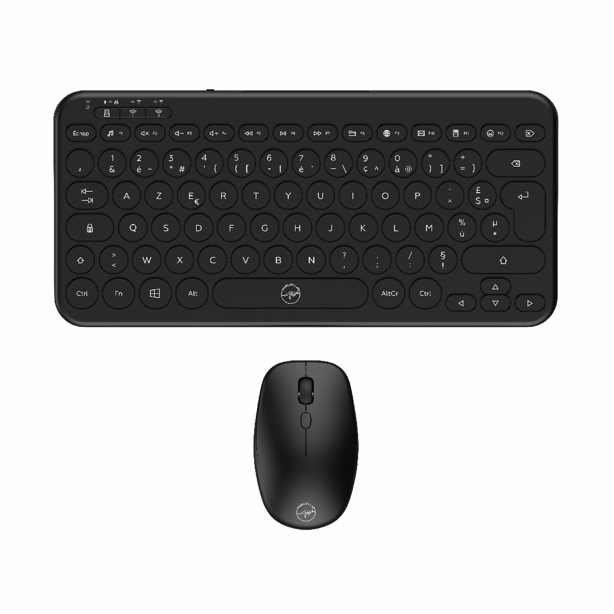 Teclado e Rato Mobility Lab CP420W Mini Preto AZERTY