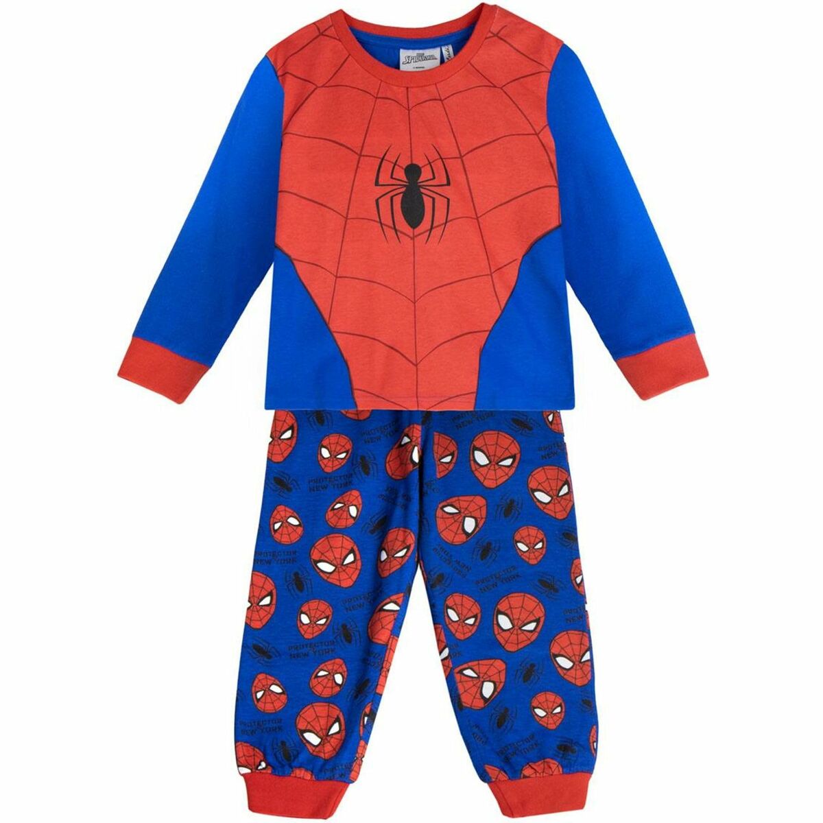 Pijama Infantil Spider-Man Vermelho