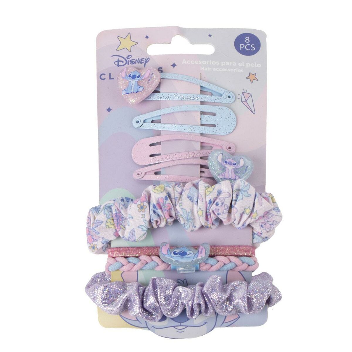 Acessórios para o Cabelo Stitch 8 Peças