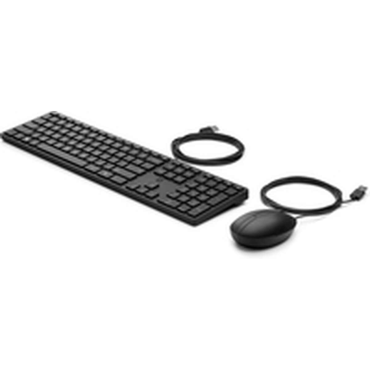 Teclado e Rato HP WIRED 320MK COMBO Qwerty espanhol Preto