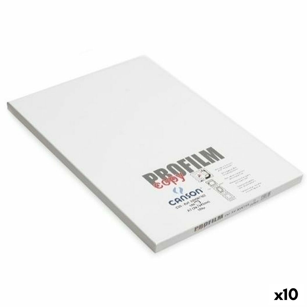 Papel Canson PROFILM COPY Transparente 100 Folhas 10 Unidades