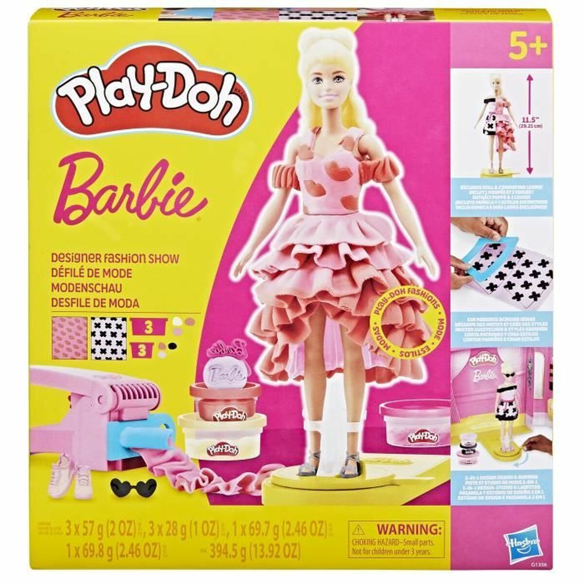 Jogo de Plasticina Play-Doh Barbie Designer Fashion Show Multicolor