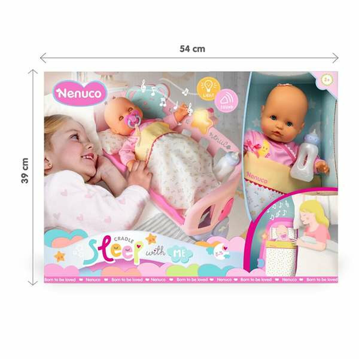 Boneca bebé Famosa Sleep 35 cm