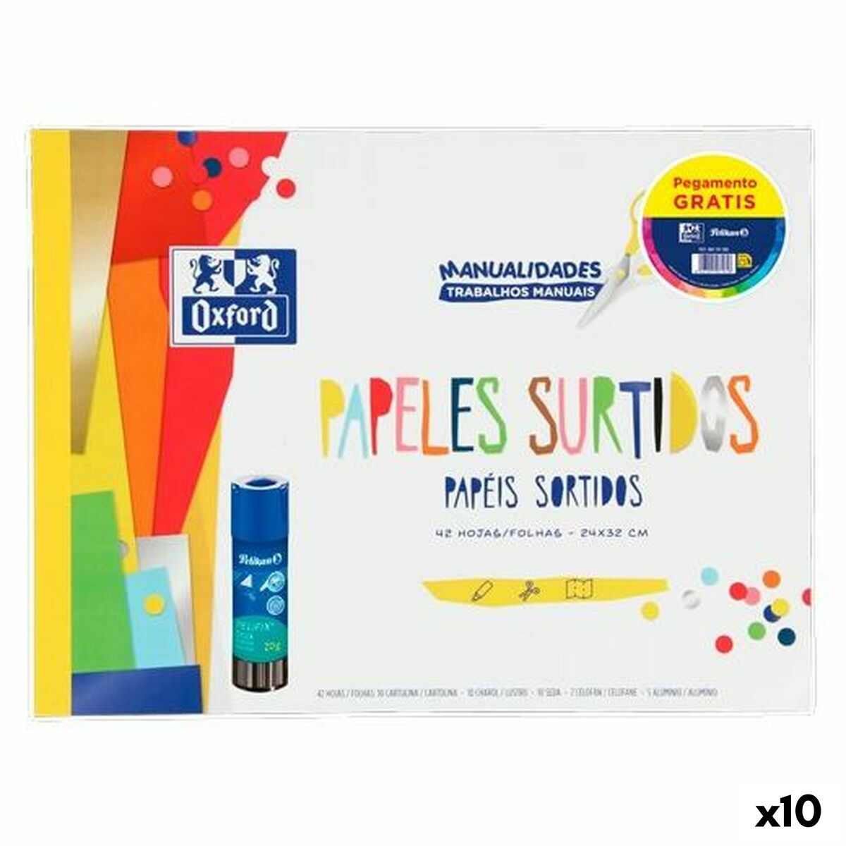 Conjunto de Trabalhos Manuais Oxford (10 Unidades)