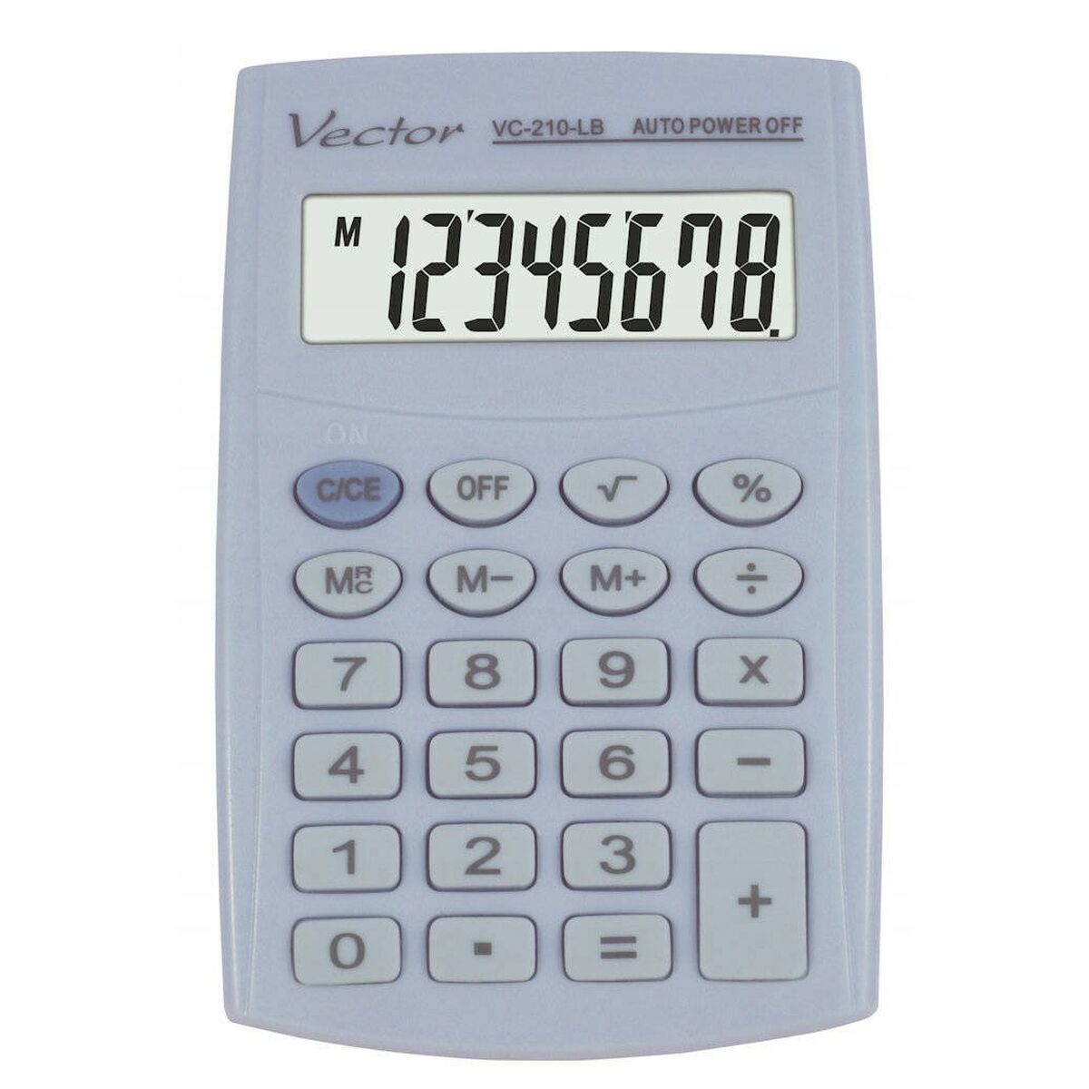 Calculadora Vector KAV VC-210 LB Azul Plástico