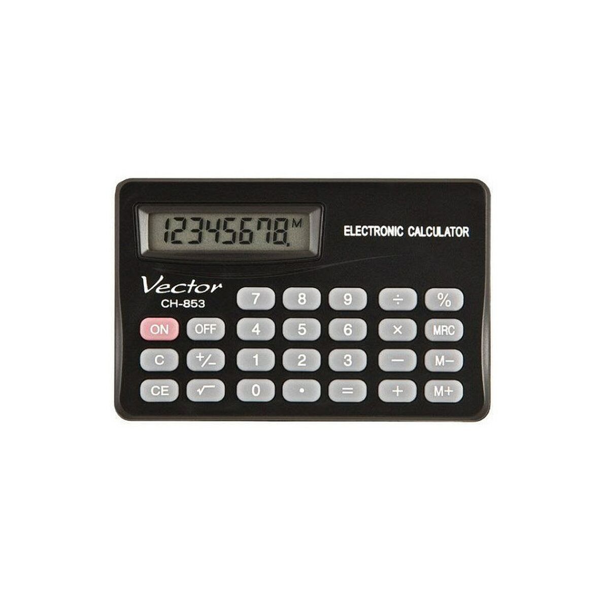Calculadora Vector KAV CH-853 Preto Plástico