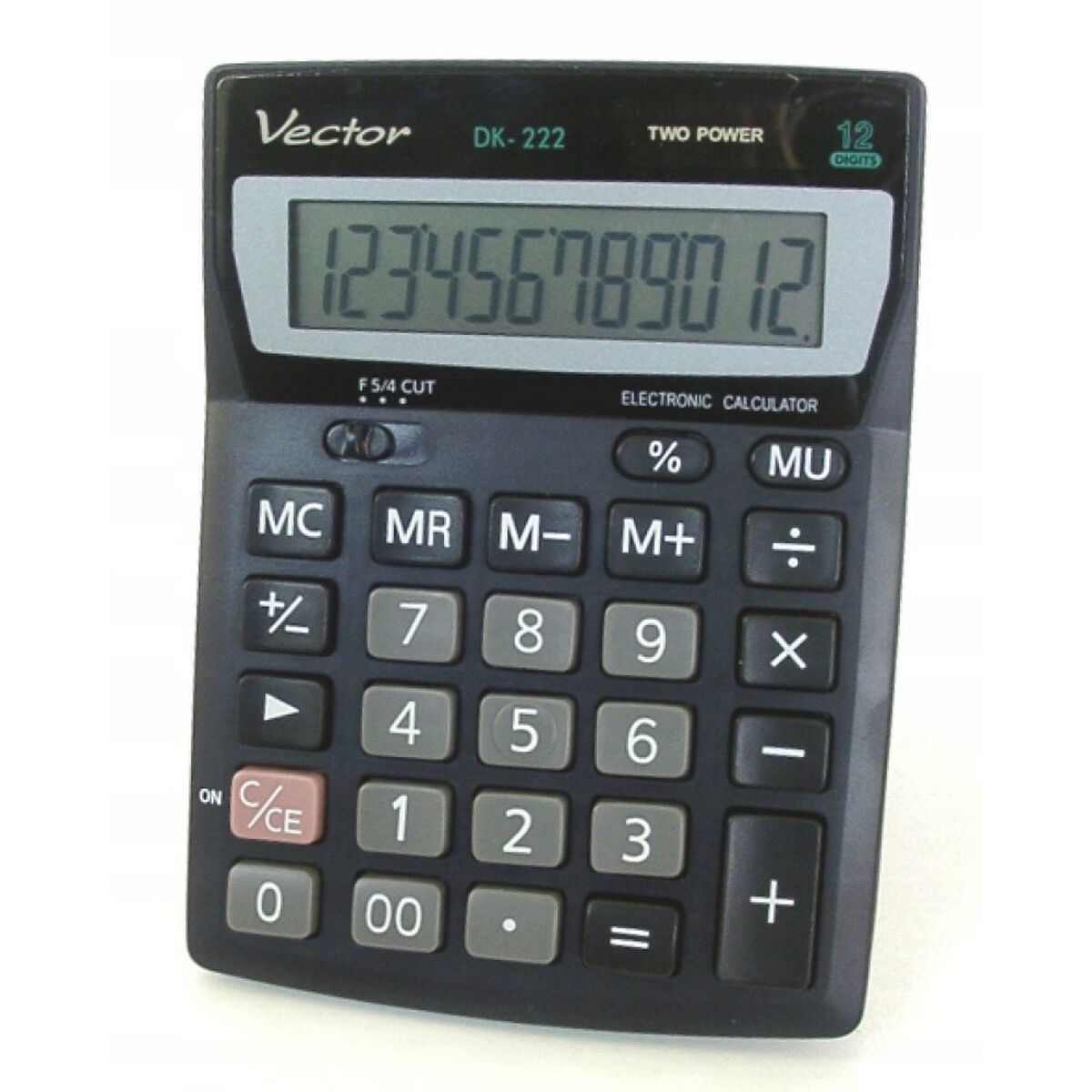 Calculadora Vector KAV DK-222 Preto Plástico