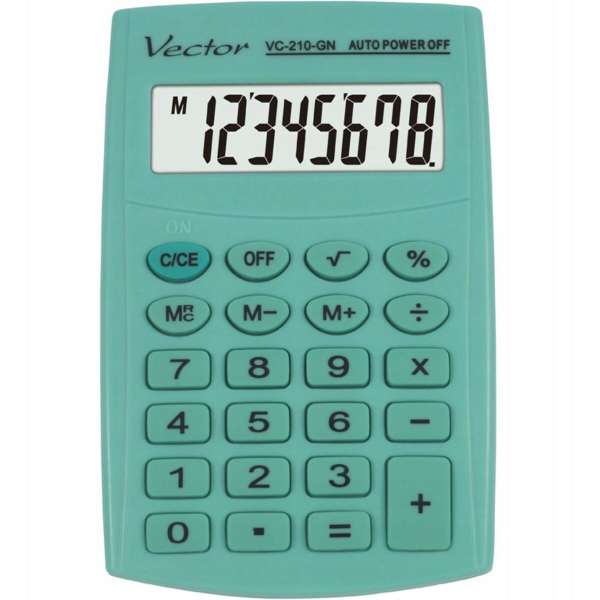 Calculadora Vector KAV VC-210 GN Verde Plástico