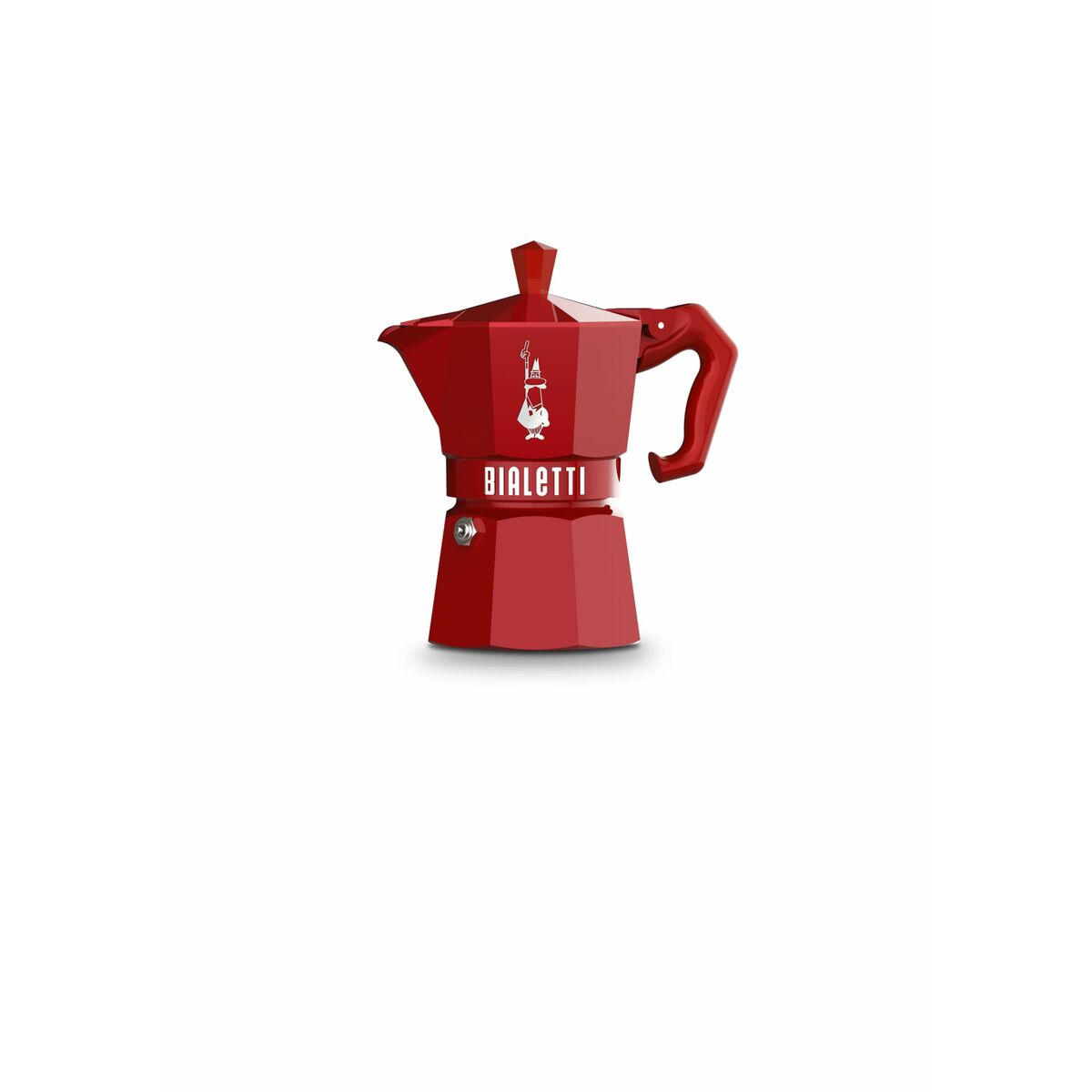 Cafeteira Italiana Bialetti MOKA EXCLUSIVE Vermelho Alumínio 3 Kopjes
