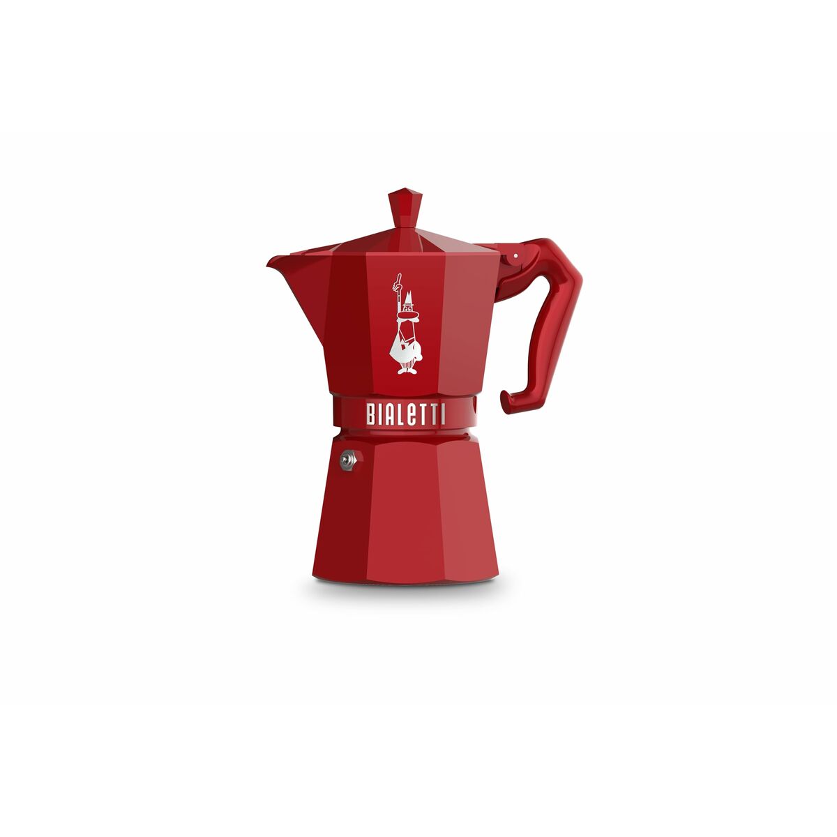 Cafeteira Italiana Bialetti MOKA EXCLUSIVE Vermelho Alumínio 6 Copos