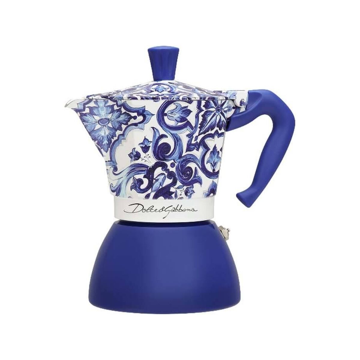 Cafeteira Italiana Bialetti MOKA D&G Azul Alumínio 6 Copos