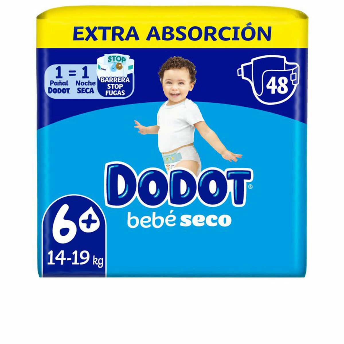 Fraldas descartáveis Dodot Etapas Extra 6 (48 Unidades)