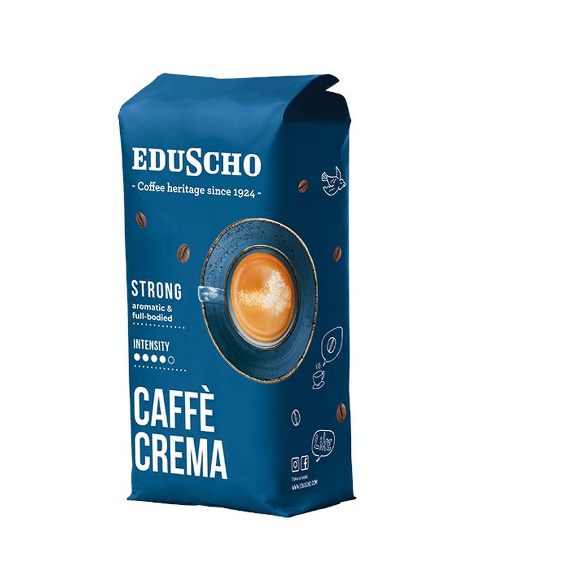 Café em grão Tchibo CREMA FUERTE 1 kg