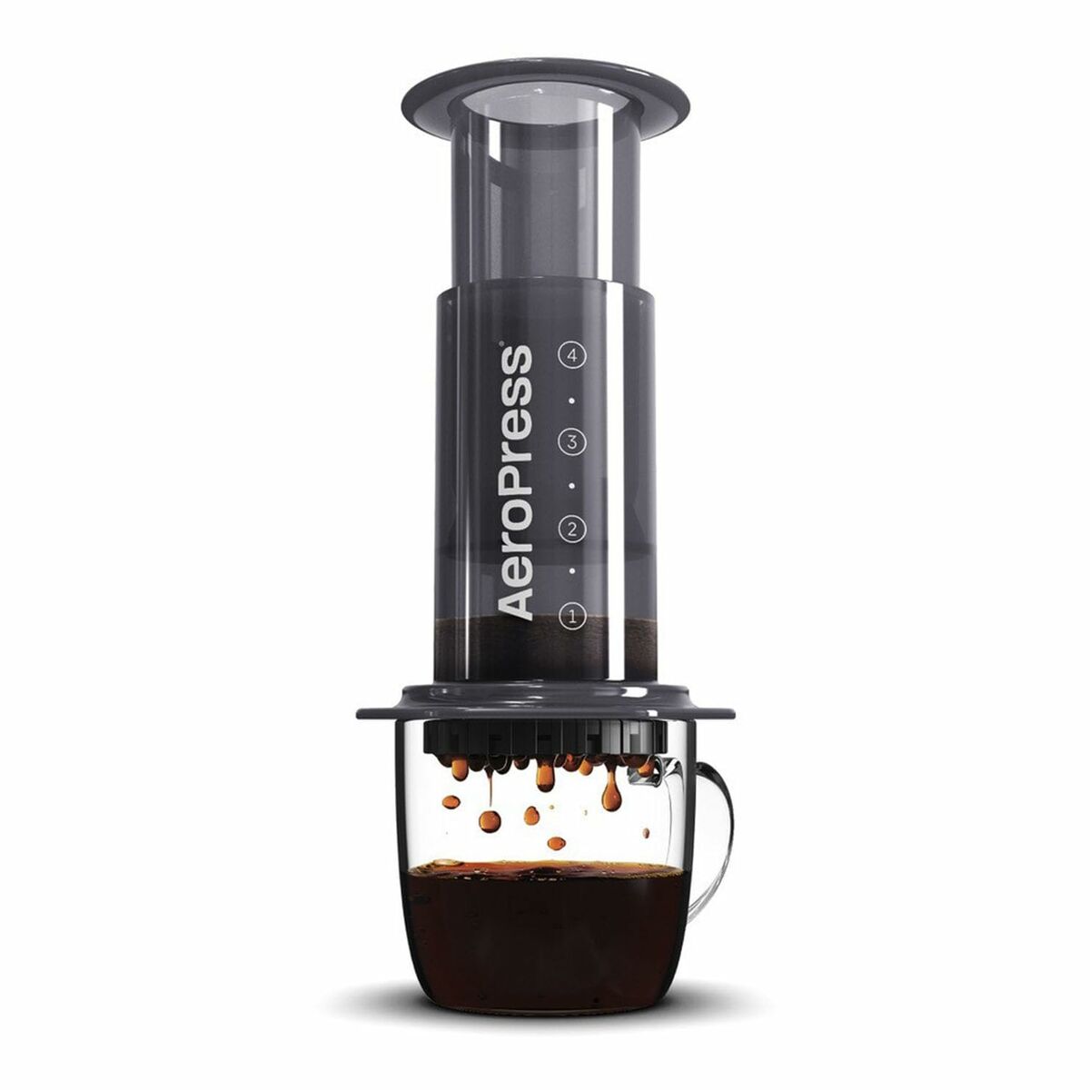 Cafeteira Portátil Aeropress 85R11 Preto Transparente