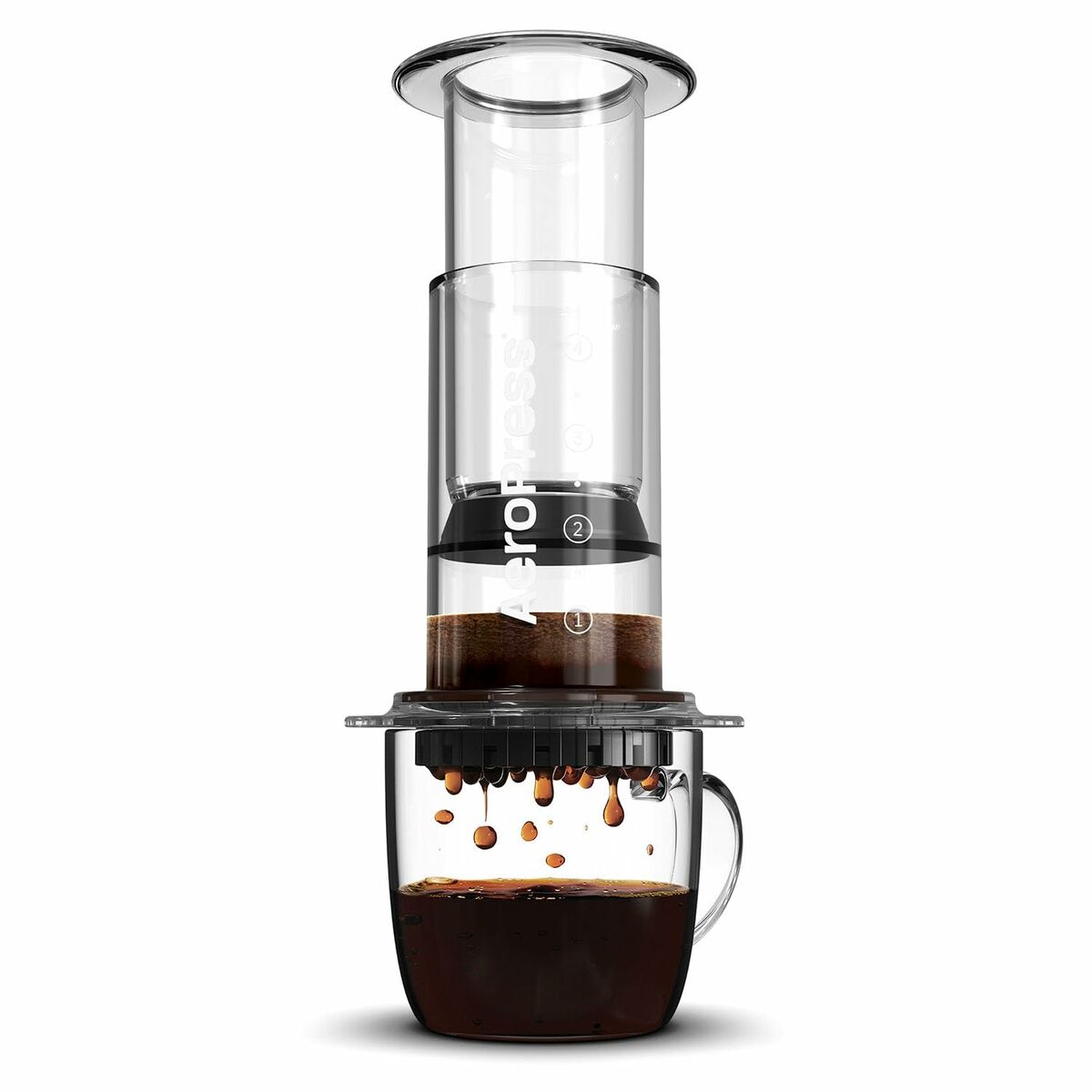 Cafeteira Portátil Aeropress Clear Transparente Tritan 250 ml