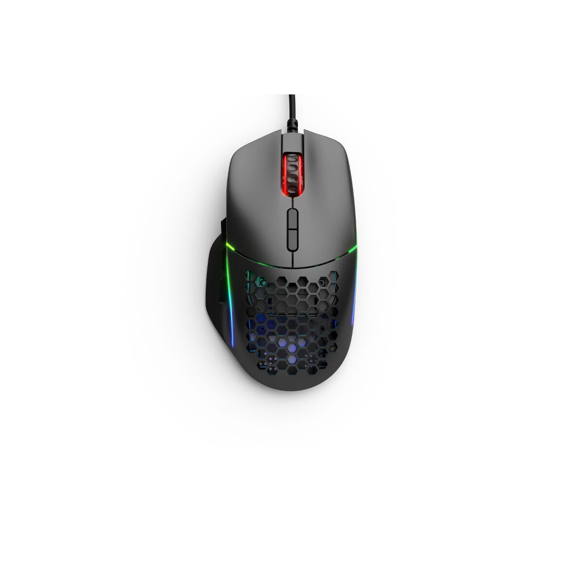 Rato NO NAME GLO-MS-I-MB Preto Multicolor 19000 DPI