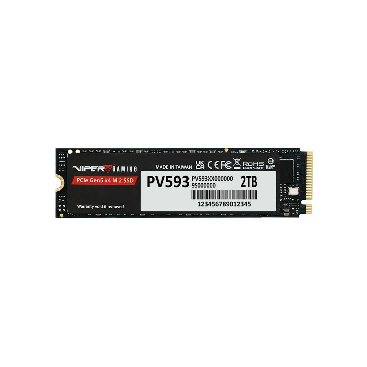 Disco Duro Patriot Memory PV593P2TBM28H 2 TB SSD