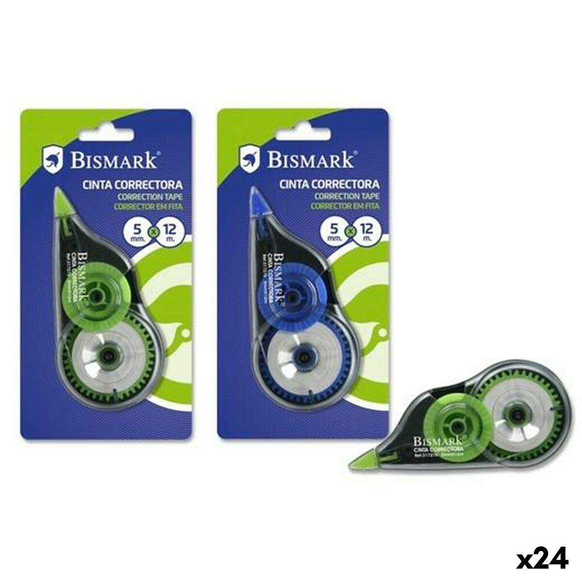 Fita Corretora Bismark 5 mm 12 m (24 Unidades)
