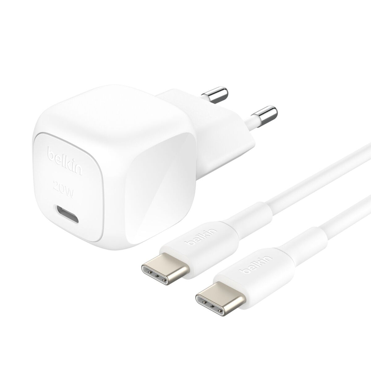 Cabo Lightning Belkin WCA009KQ1MWH-B6 Branco