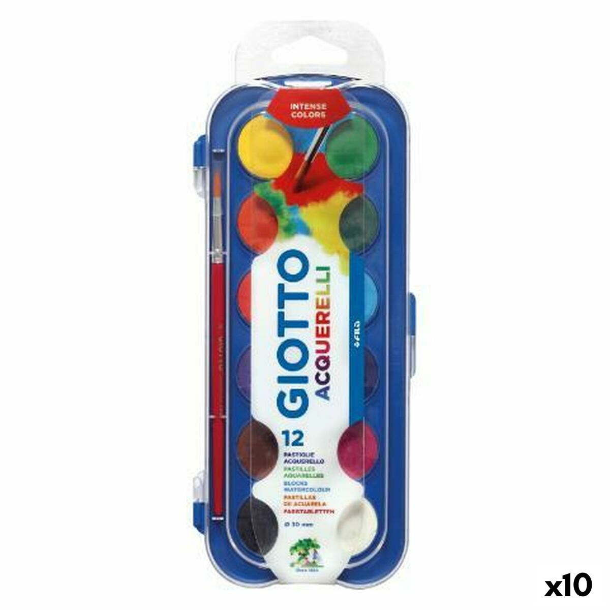 Aguarelas Giotto Multicolor (10 Unidades)