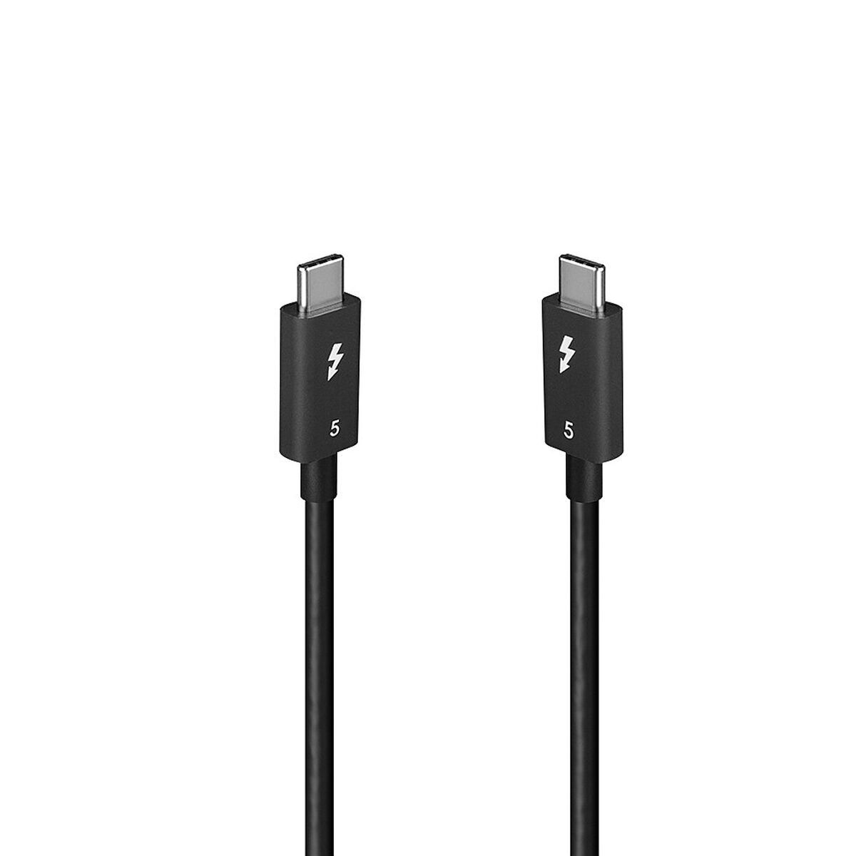 Cabo USB-C LINDY THUNDERBOLT 5 PASSIVE Preto 1 m