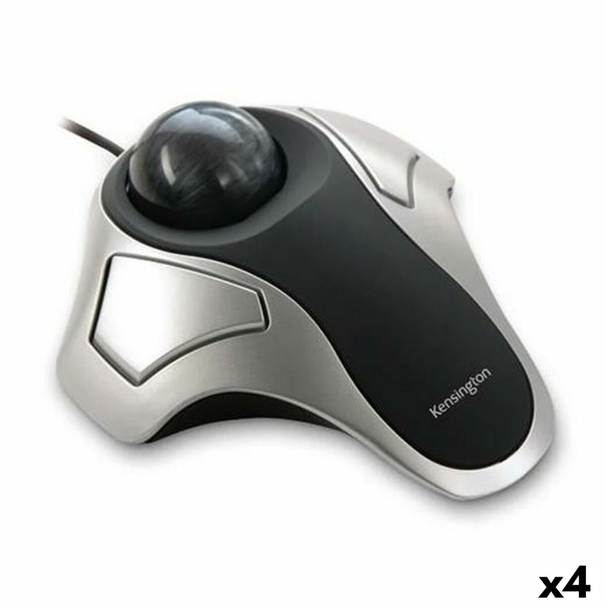 Rato Kensington TRACKBALL ORBIT Preto Cinzento (4 Unidades)