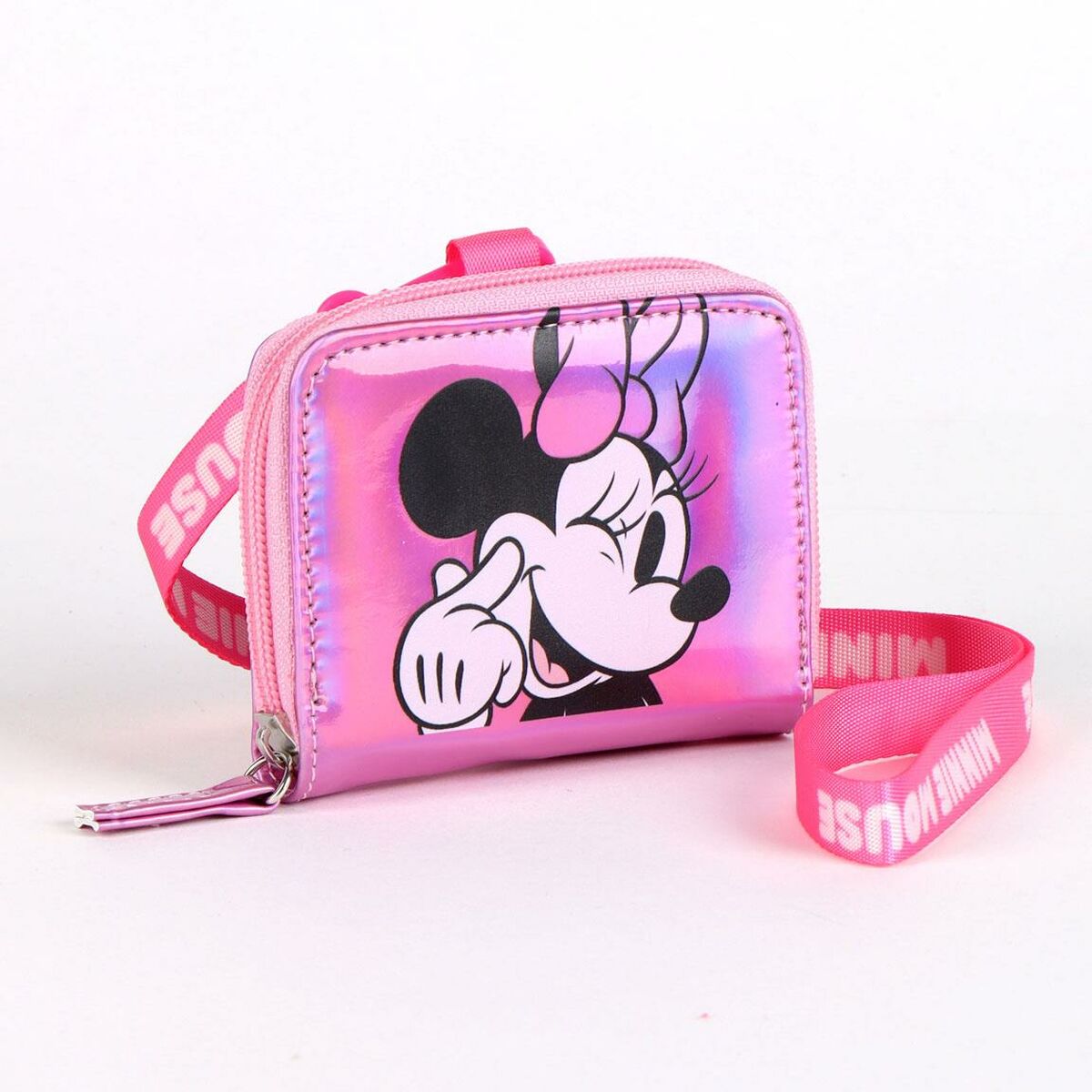 Porta-moedas Minnie Mouse Cor de Rosa