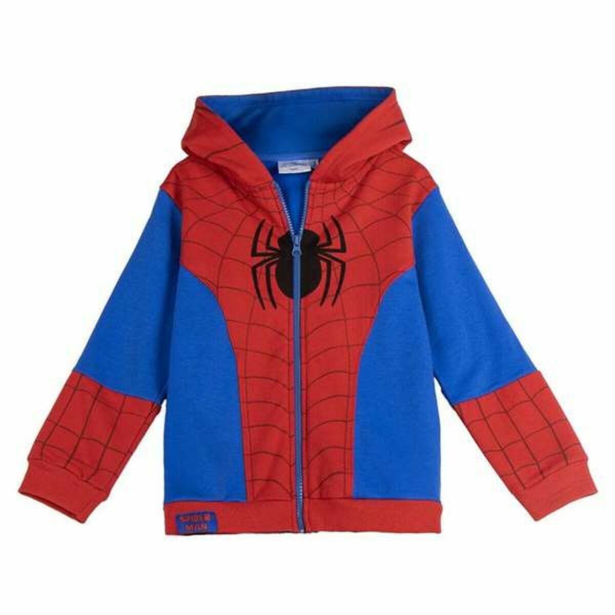 Camisola com Capuz Menina Spider-Man Vermelho