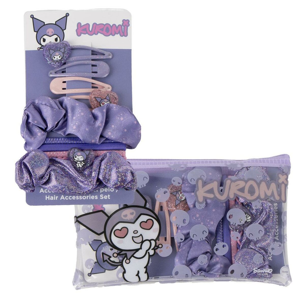 Acessórios para o Cabelo Hello Kitty Roxo 11 Peças