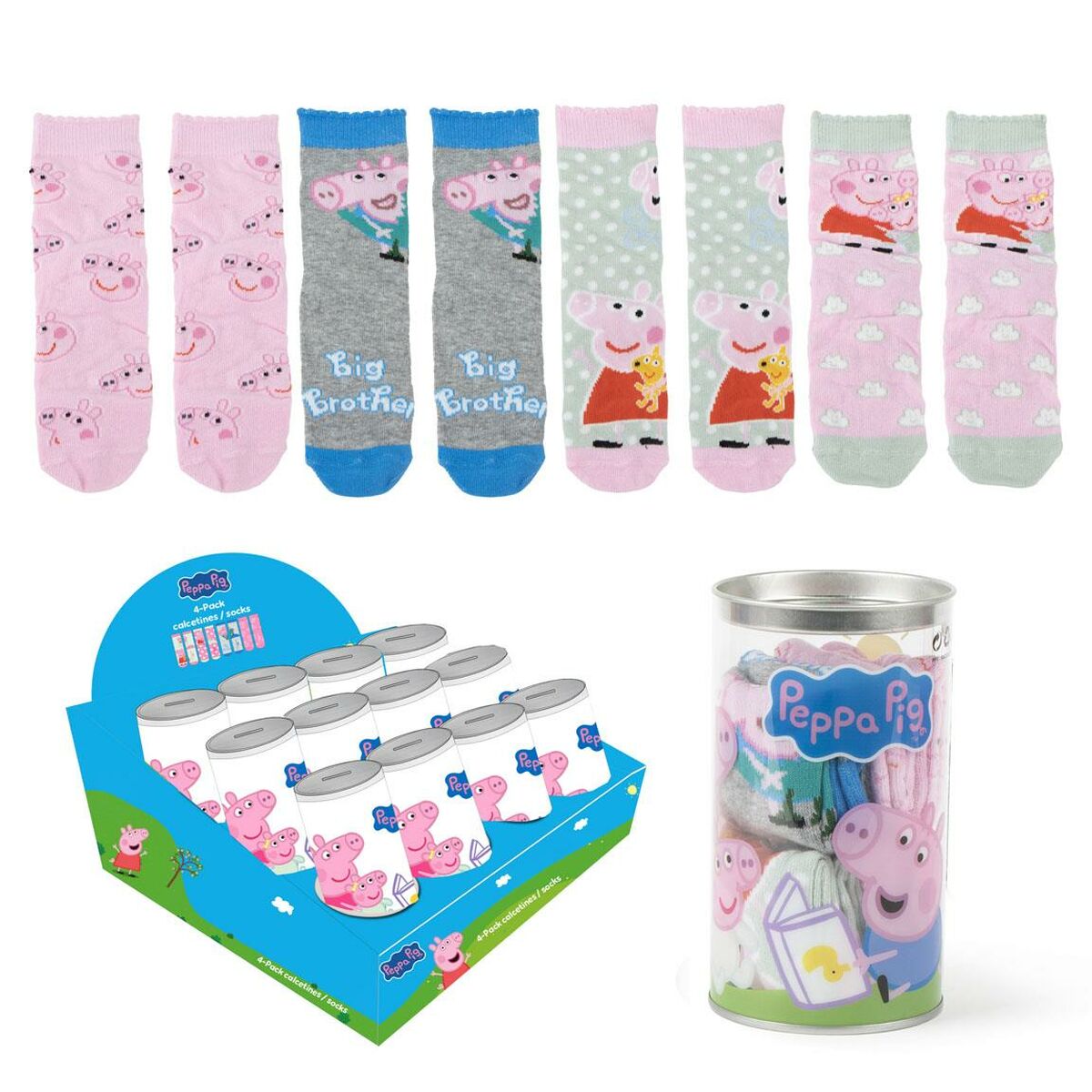 Meias Peppa Pig
