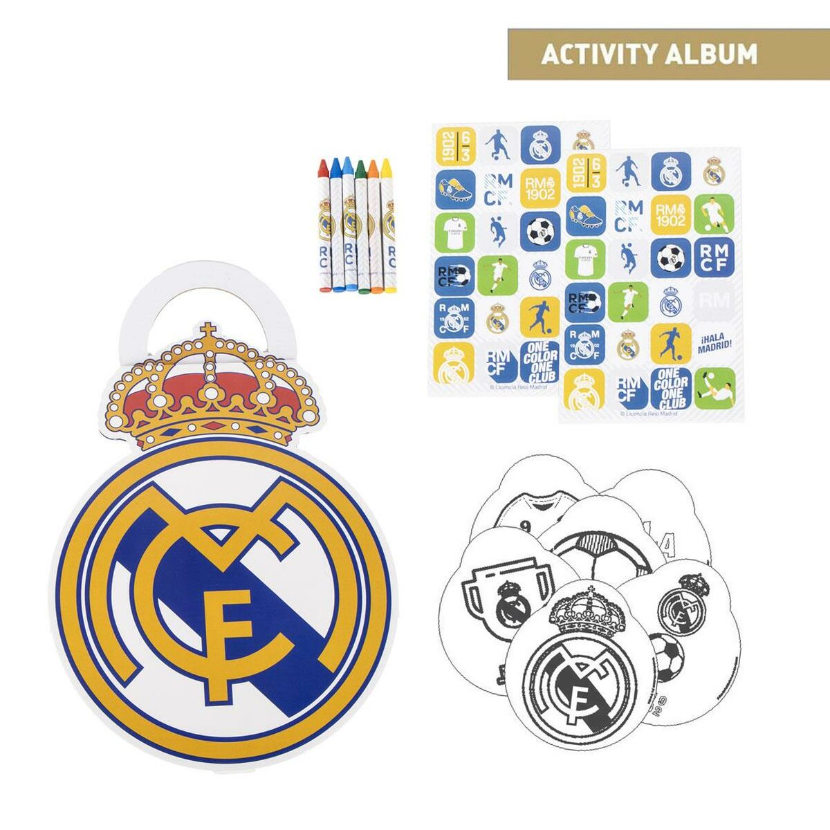 Conjunto de Desenho Real Madrid C.F.