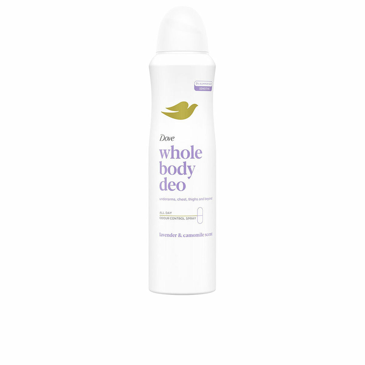 Desodorizante em Spray Dove LAVANDA & CAMOMILA 150 ml