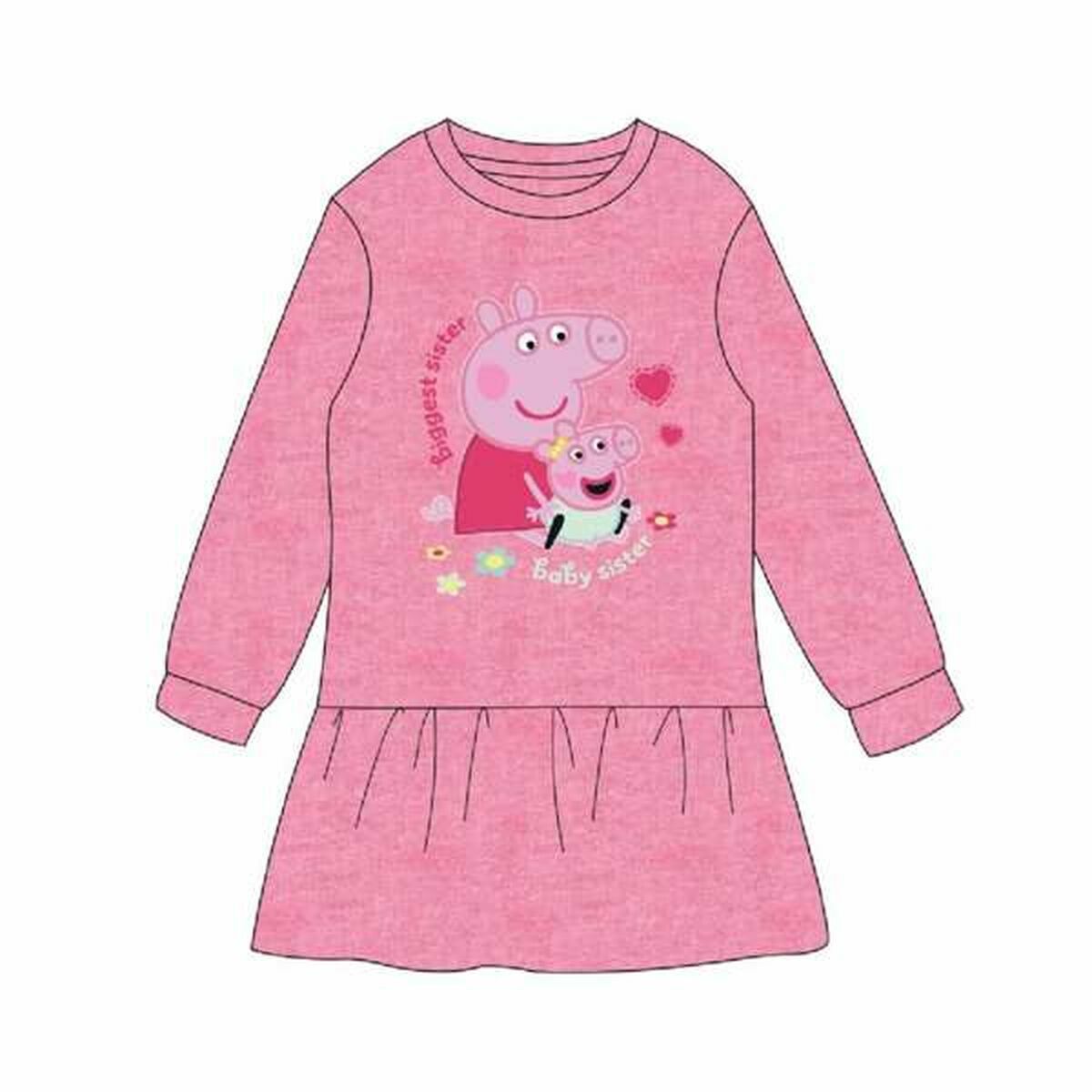 Vestido Peppa Pig Cor de Rosa