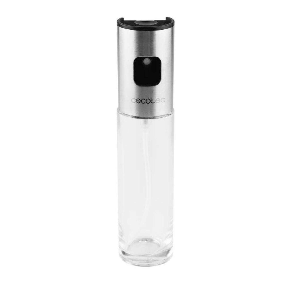 Galheteiro Cecotec Polka OilSpray 1000 18 x 4 cm Transparente Aço Vidro Aço inoxidável Liso 100 ml