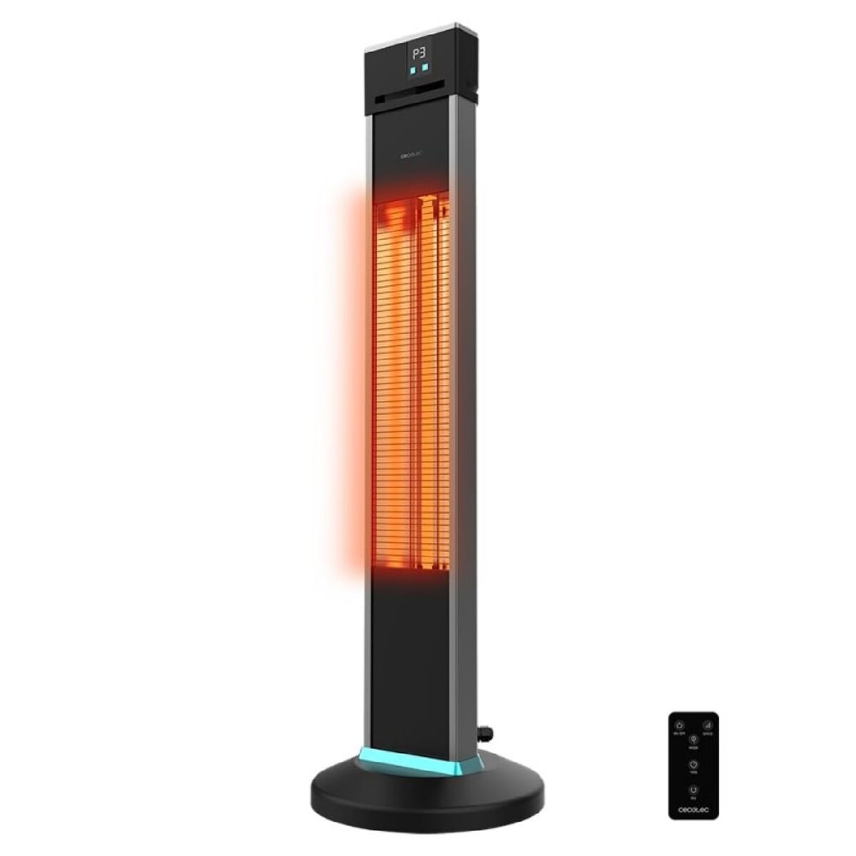 Aquecedor de Exterior Cecotec ReadyWarm 2000 Power Tower Preto 2000 W