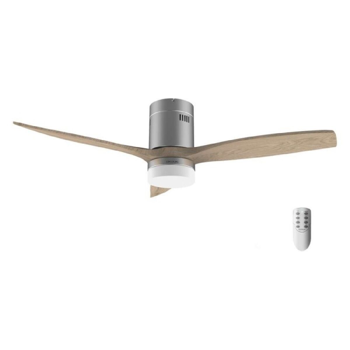 Ventilador de Teto com Luz Cecotec EnergySilence Aero 5600 Classic Steel 40 W Prateado