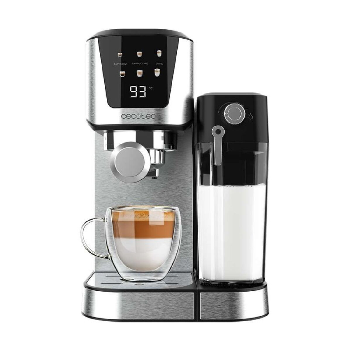 Cafeteira Express Cecotec Power Espresso 20 Cream 20 bar 1350 W negra