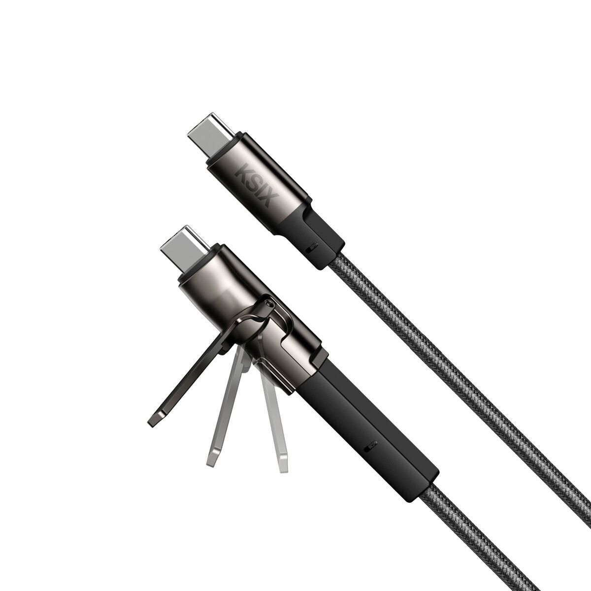 Cabo USB KSIX Preto 1 m