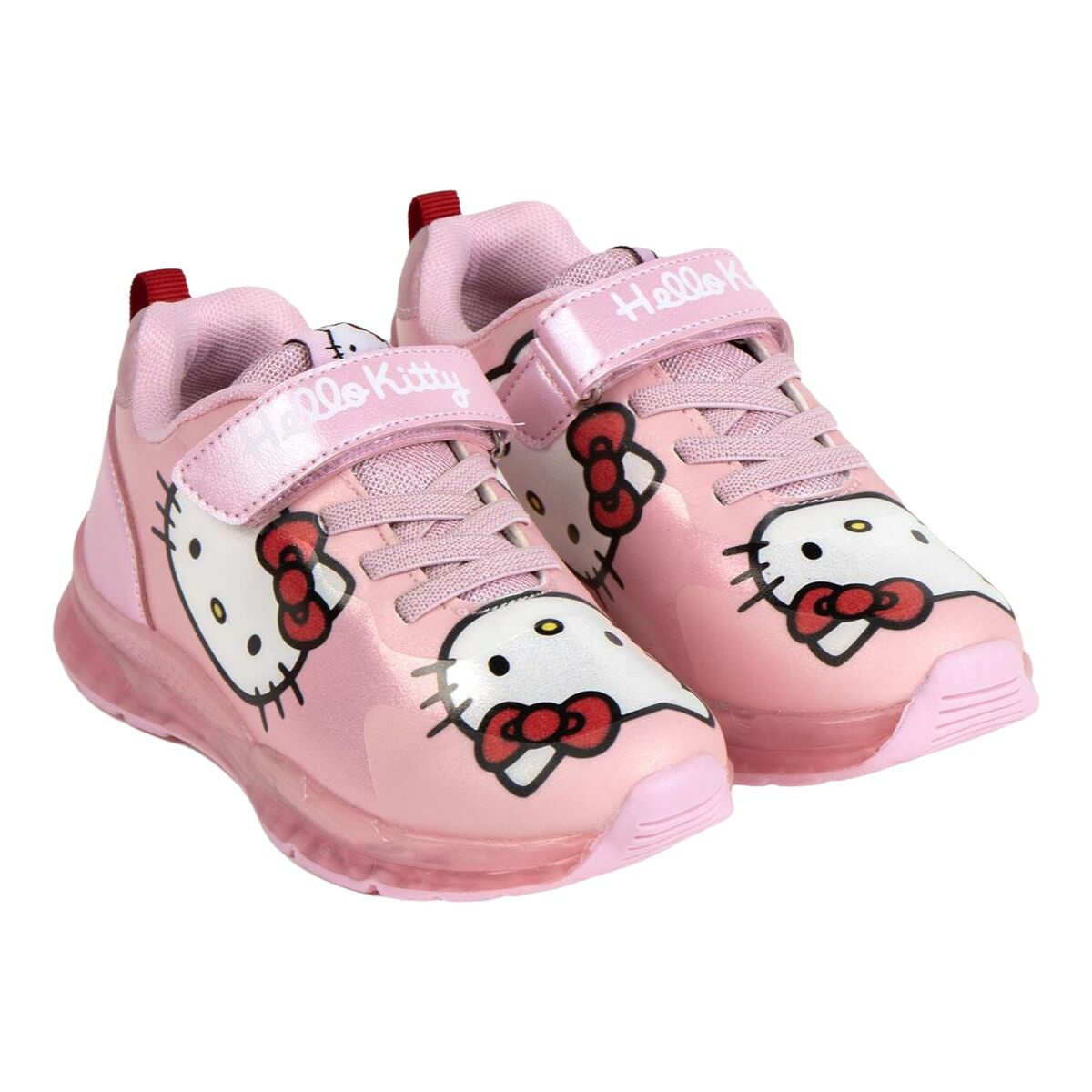 Sapatilhas Desportivas com LED Hello Kitty Cor de Rosa