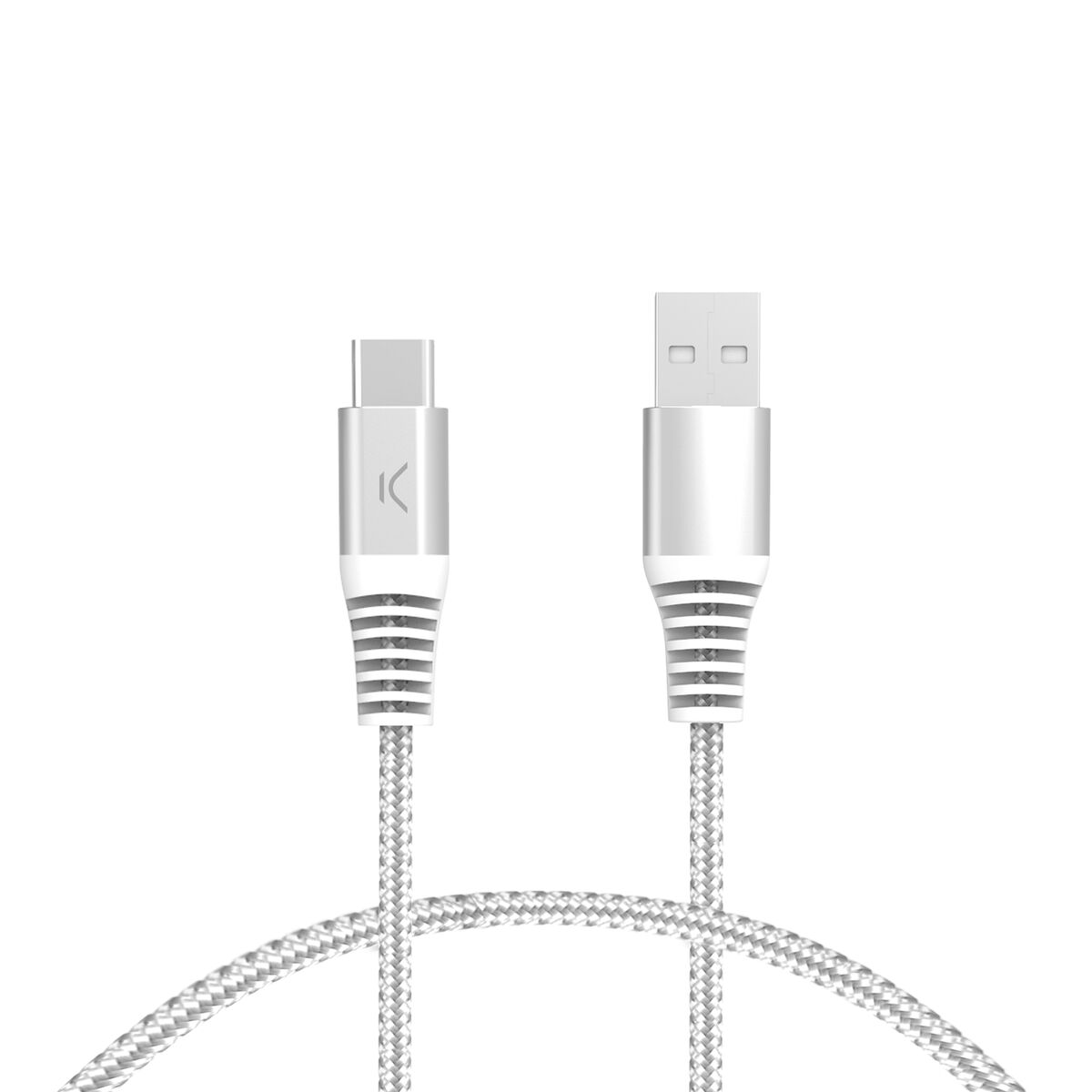 Cabo USB KSIX Cinzento 2 m