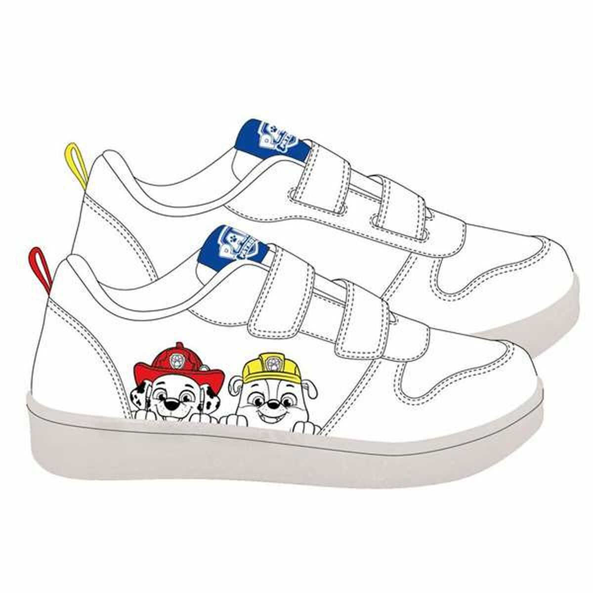 Sapatilhas de Desporto Infantis The Paw Patrol Branco
