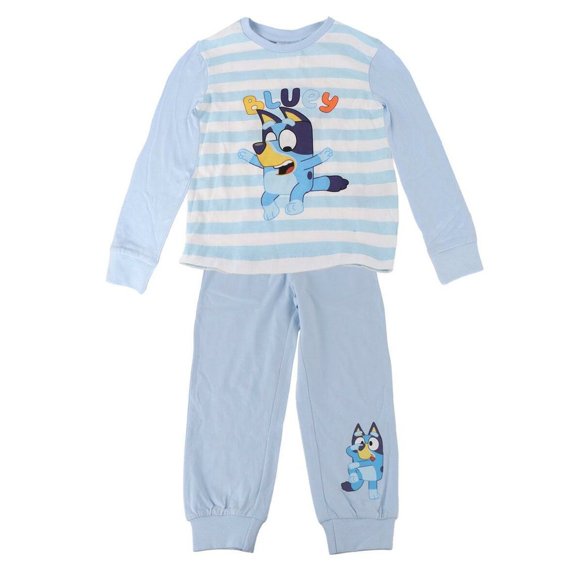Pijama Infantil Bluey Azul Claro