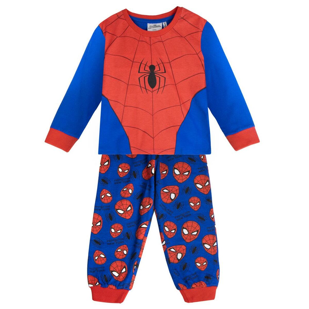 Pijama Infantil Spider-Man Vermelho