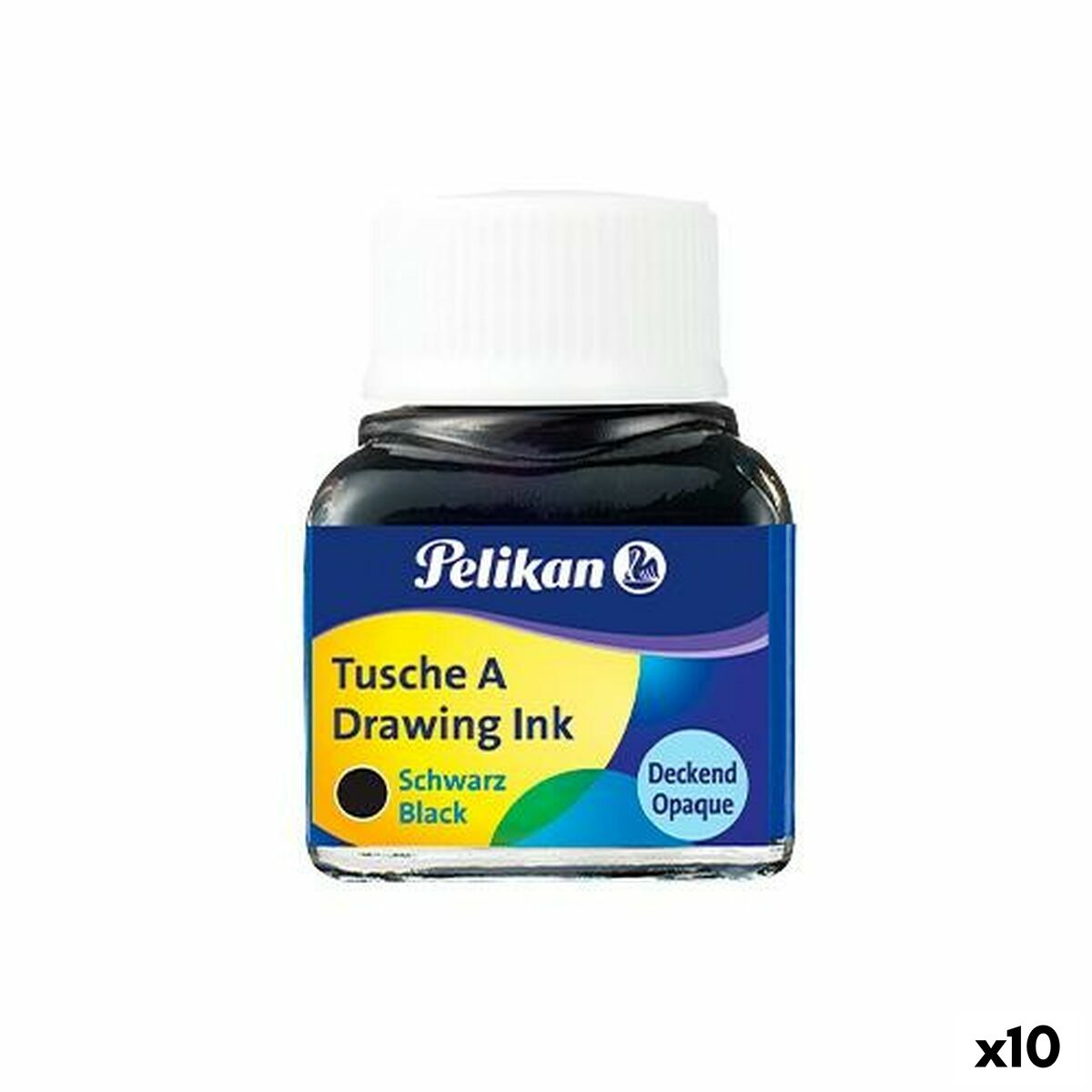 Tinta Pelikan Nº17 Preto 10 ml (10 Unidades)