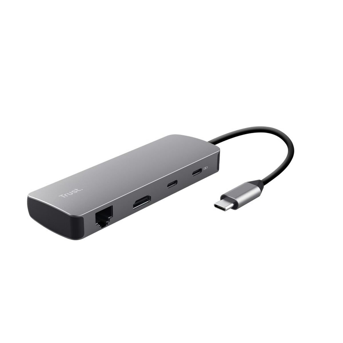 Hub USB Trust 25672 Cinzento