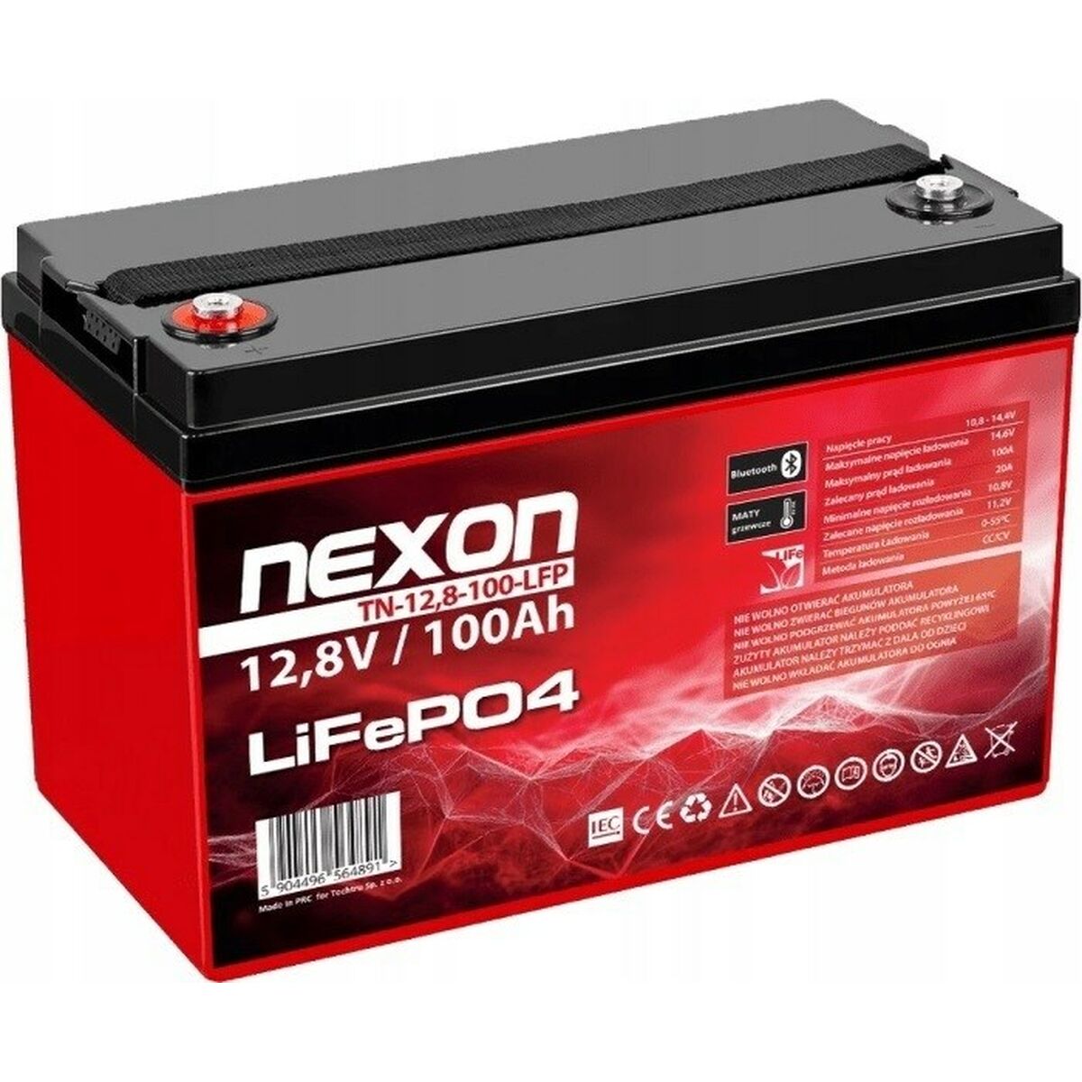 Bateria para Sistema Interactivo de Fornecimento Ininterrupto de Energia Nexon TN-12,8-100-LFP 100 Ah