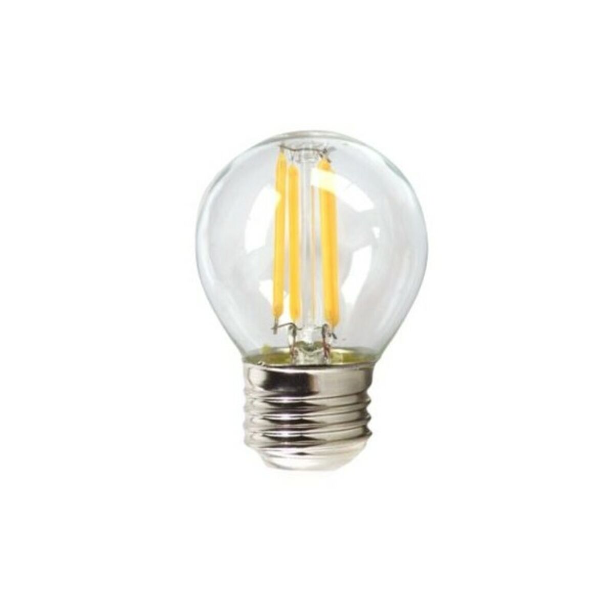 Lâmpada LED esférica Silver Electronics 1960327 E27 4W 3000K A++ (Luz Quente)