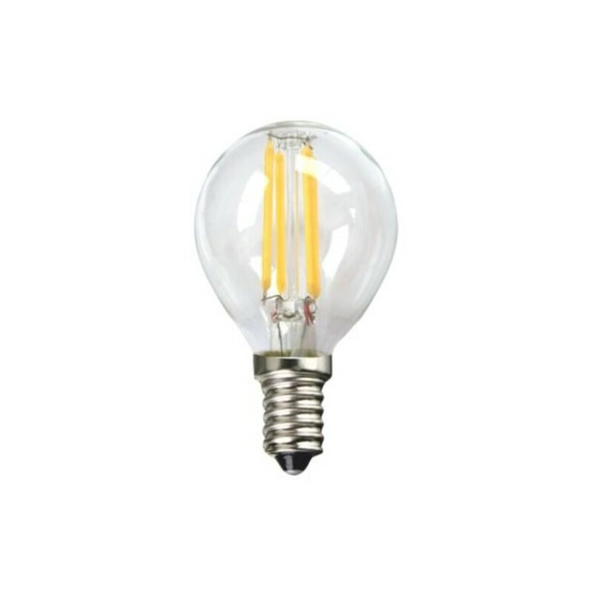 Lâmpada LED esférica Silver Electronics 1960314 E14 4W 3000K A++ (Luz Quente)