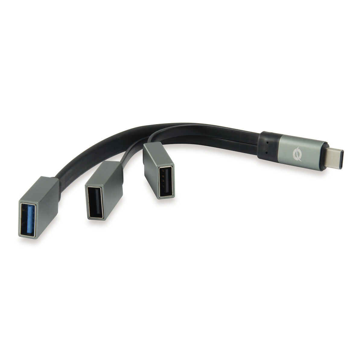 Hub USB Conceptronic 110514407 Cinzento